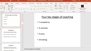 Coaching Skills - Training Workshop Pack