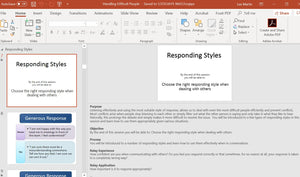Handling Difficult People - Training Workshop Pack