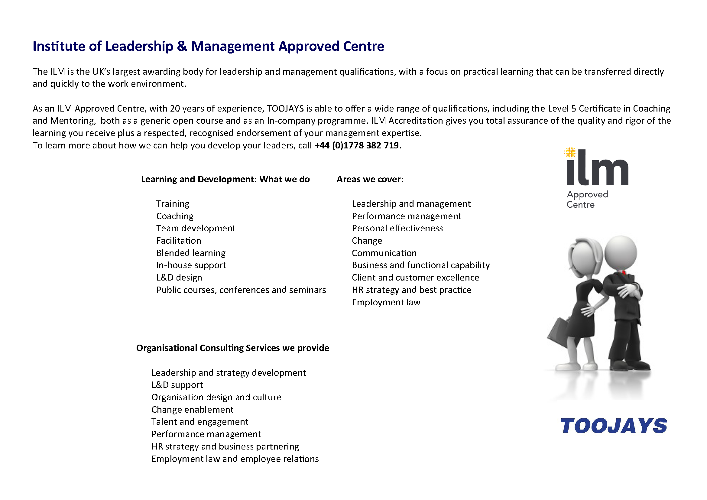 ILM Level 5 Certificate in Coaching and Mentoring