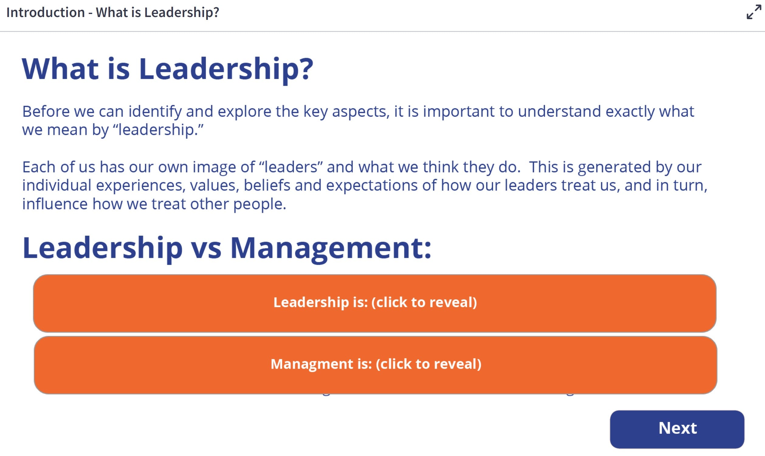An Introduction to Leadership Development Skills