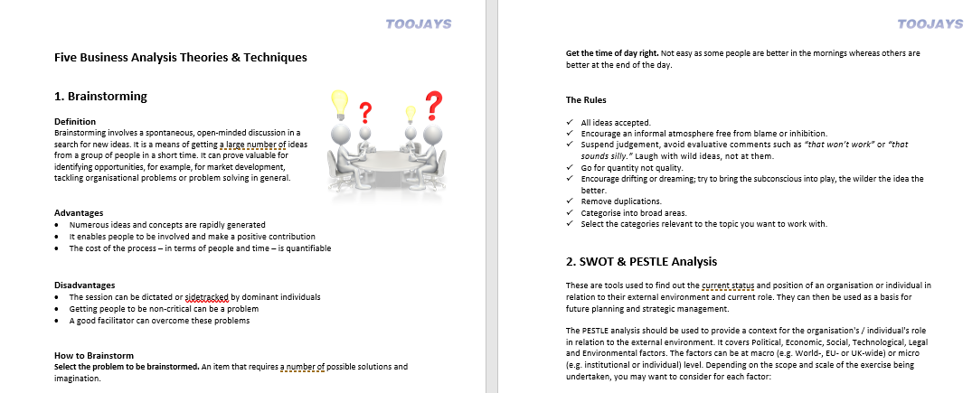 Business Awareness - Skills Development Workbook