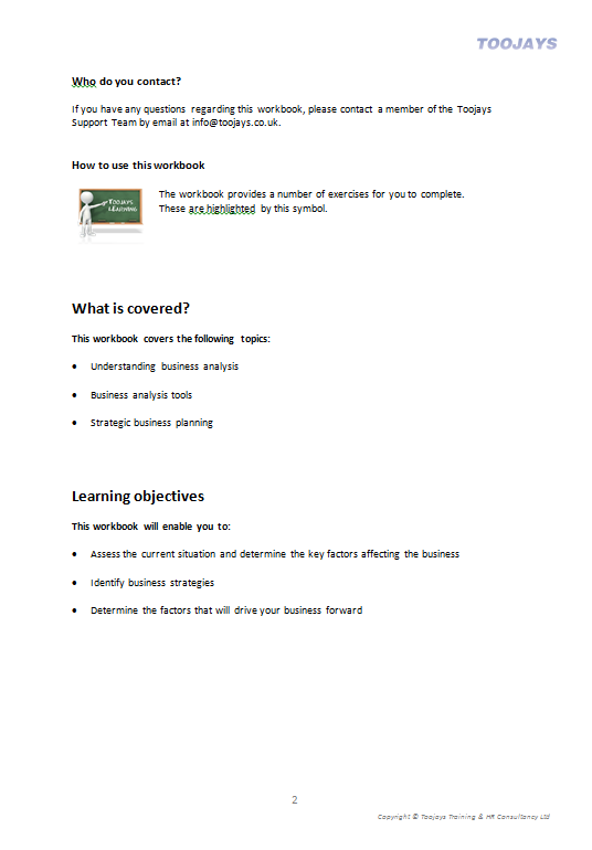 Business Awareness - Skills Development Workbook