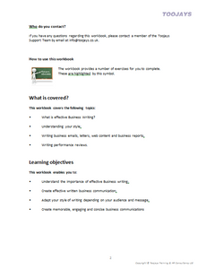 Business Writing - Skills Development Workbook