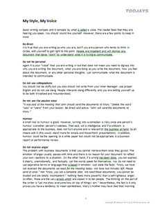Business Writing - Skills Development Workbook