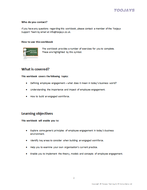 Employee Engagement - Skills Development Workbook