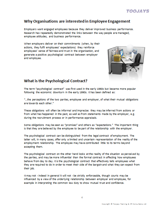 Employee Engagement - Skills Development Workbook