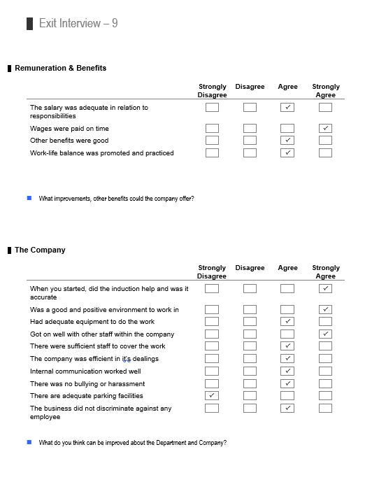 HR Document Templates - Managing Leavers
