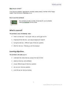 Interview Skills - Skills Development Workbook