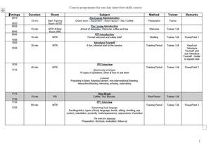 Interview Skills  - Training Workshop Pack