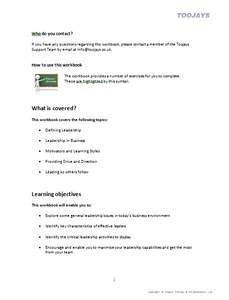 Leadership Development Skills - Skills Development Workbook