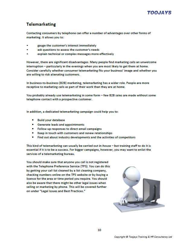 Effective Marketing Skills - Skills Development Workbook