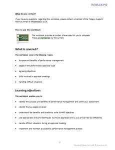 Performance Appraisal Skills - Skills Development Workbook