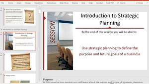 Strategic Planning - Training Workshop Pack