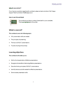 Presentation Skills - Skills Development Workbook
