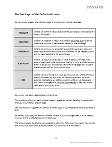 Project Management Skills - Skills Development Workbook