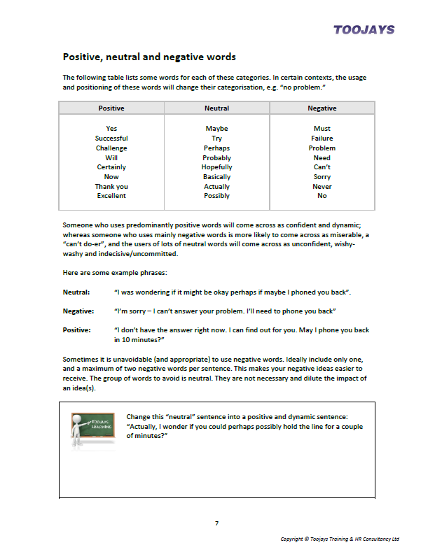 Receptionist Skills - Skills Development Workbook