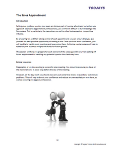 Sales Skills - Skills Development Workbook