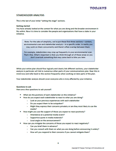 Strategic Communications - Skills Development Workbook