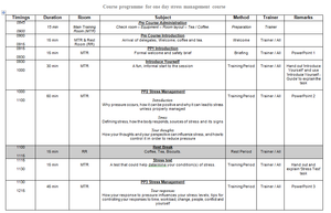 Stress Management - Training Workshop Pack