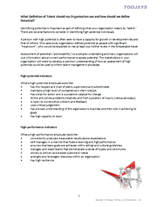 Talent Management - Skills Development Workbook